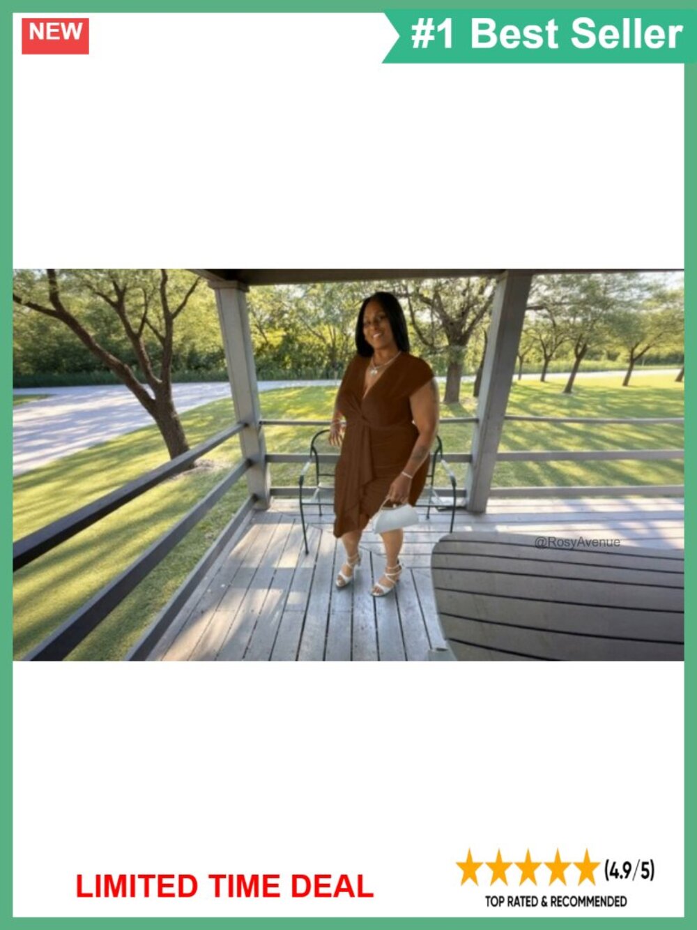 Plus Size Bodycon Ruched Drawstring Mini Club Party Dress - Picture 6 of 6